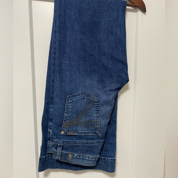 7 for all mankind wide leg denim size 28 - Picture 3 of 3
